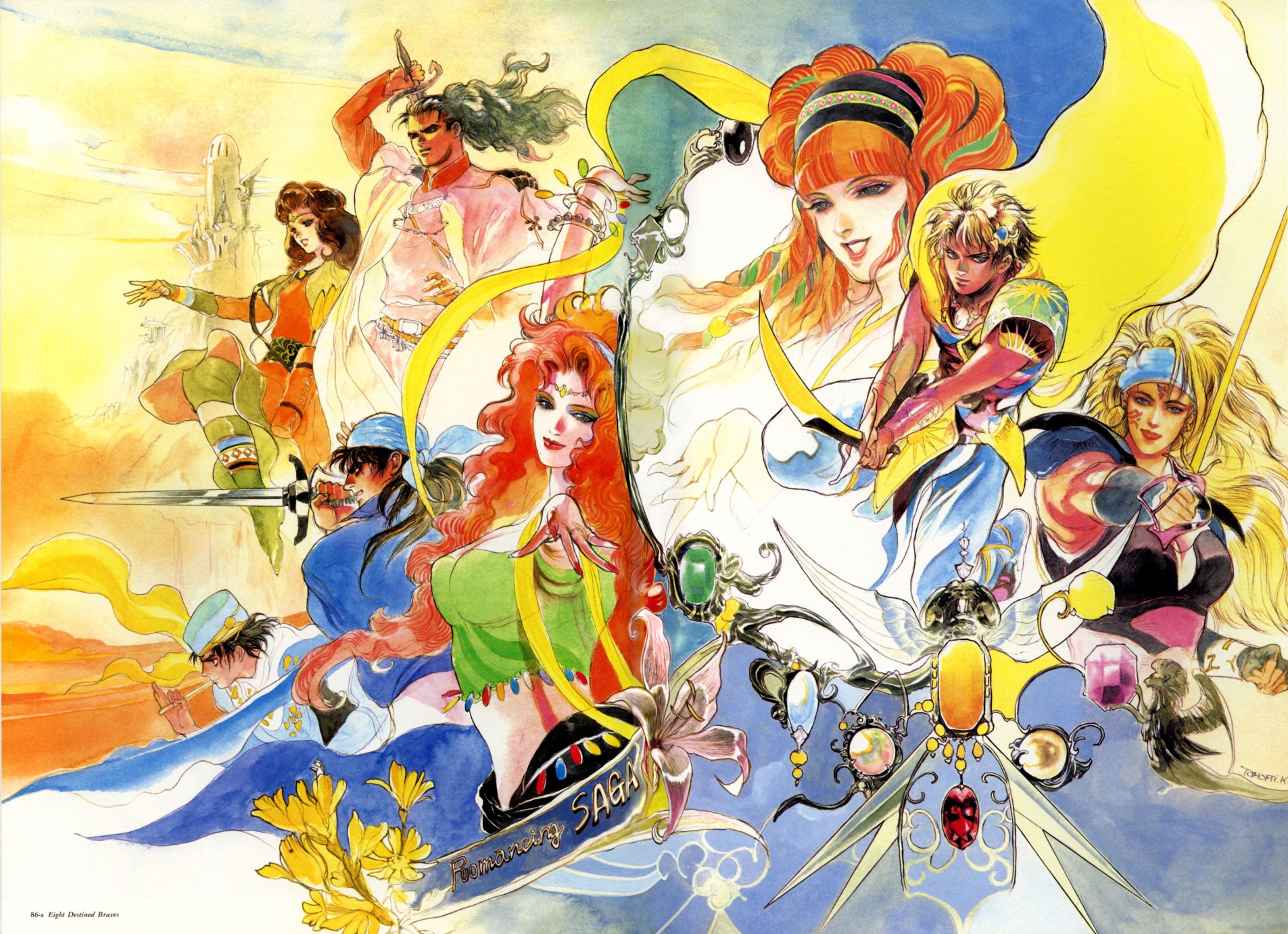 Romancing_saga_1_main_cast