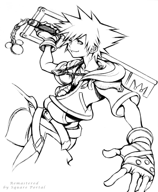 A remastered edit of Nomura's Sora Sketch 