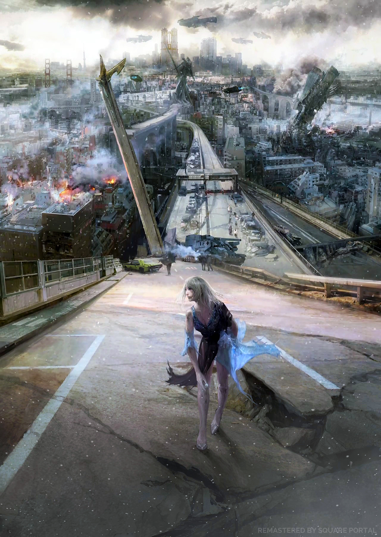 finalfantasyxvcitydestroyedartwork